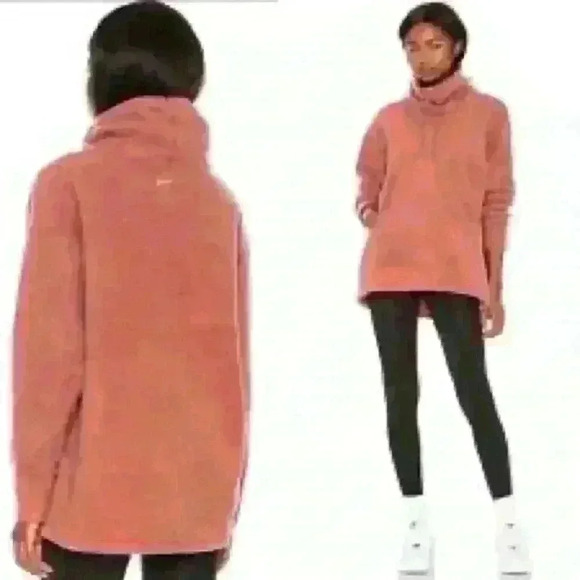 NIKE
Thermal Cozy Cowl Sweater In Coral SIZE XS - Picture 5 of 8